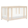 M23401NXW,Babyletto,Yuzu 8-in-1 Convertible Crib w/All-Stages Conversion in Washed Natural/White