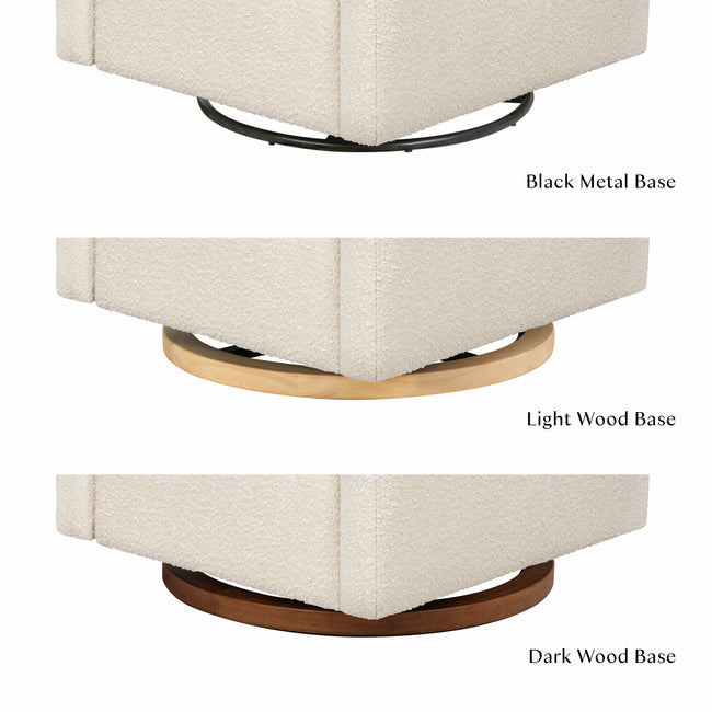 M11286PWB,Babyletto,Kiwi Plus Power Glider Recliner w/ Power Headrest in Performance Ivory Boucle