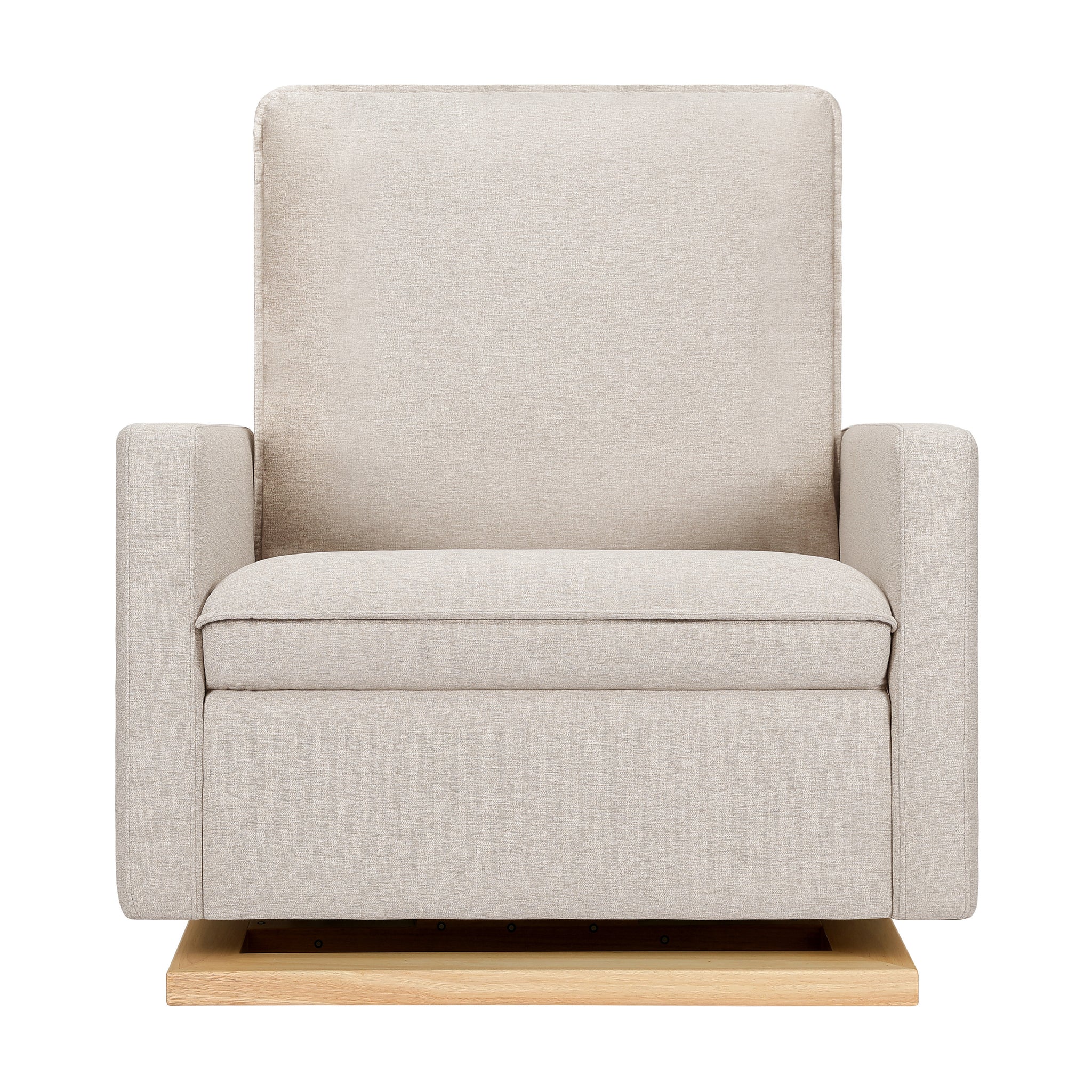 Babyletto Cali Pillowback Chair and a Half Glider in Eco Performance Fabric Water Repellent Stain Resistant