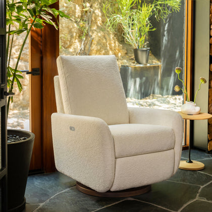 Petal Electronic Recliner and Swivel Glider with USB Port