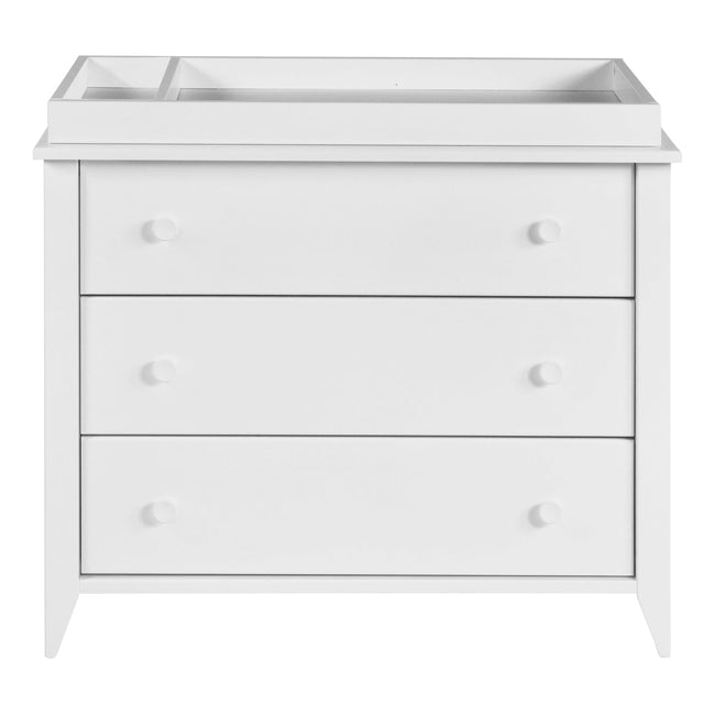 M10323W,Babyletto,Sprout 3-Drawer Changer Dresser in White Finish