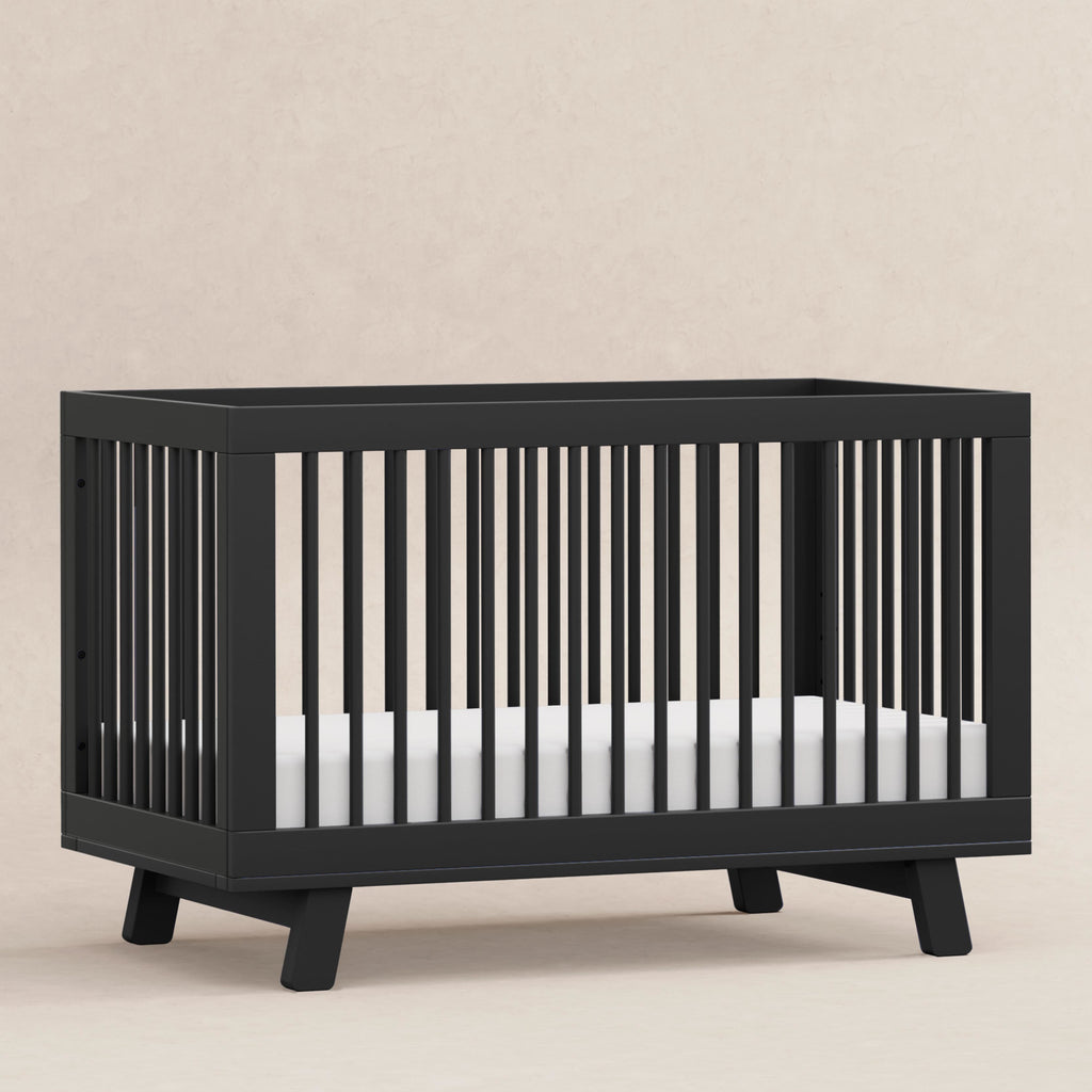 M4201B,Babyletto,Hudson 3-in-1 Convertible Crib w/Toddler Bed Conversion Kit in Black