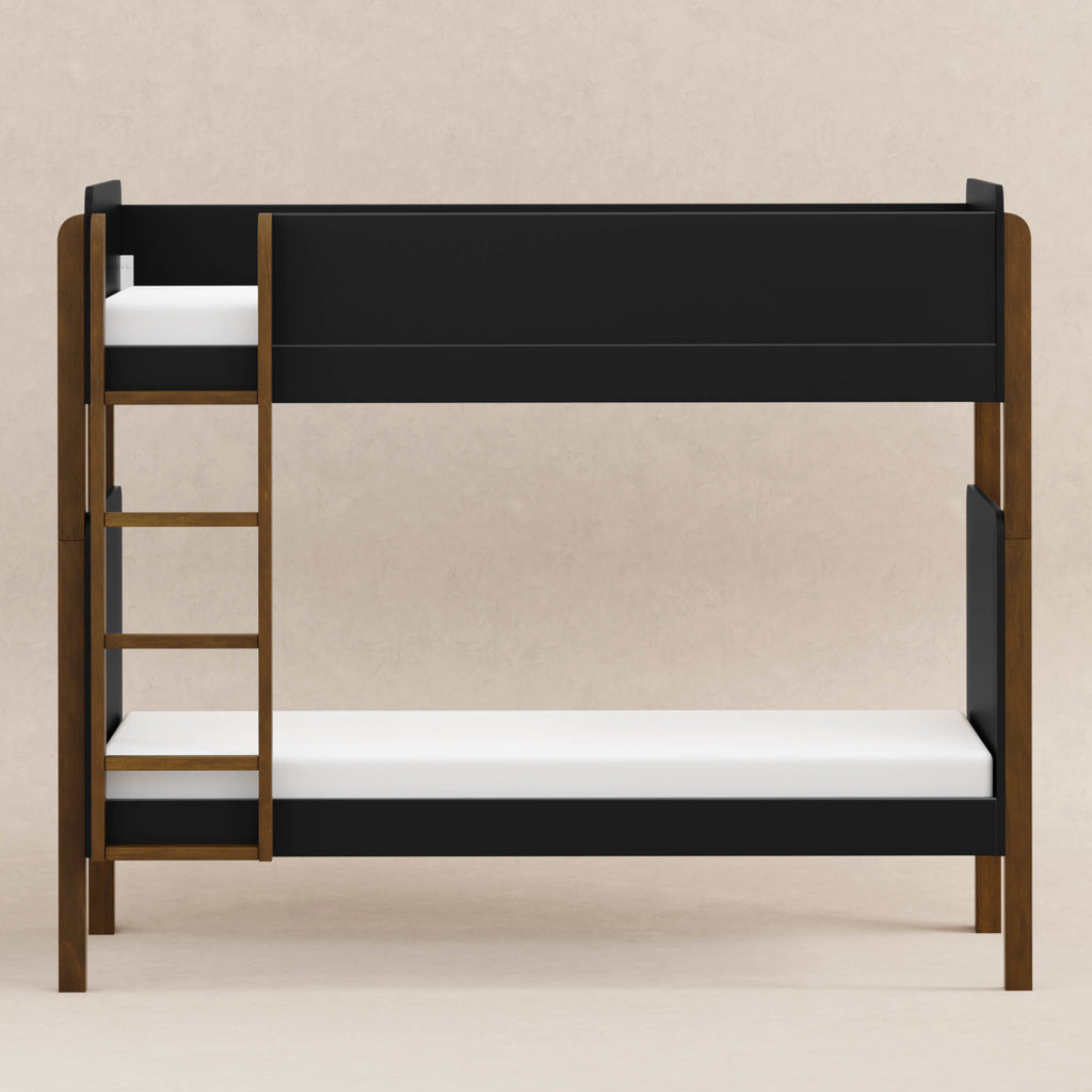 M18494BNL,Babyletto,TipToe Bunk Bed in Black and Natural Walnut