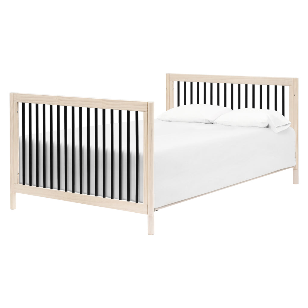 M12901NXB,Babyletto,Gelato 4-in-1 Convertible Crib w/Toddler Conversion Kit in Washed Natural/Black