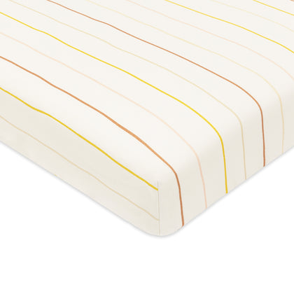 Mini Crib Sheet in GOTS Certified Organic Brushed Cotton