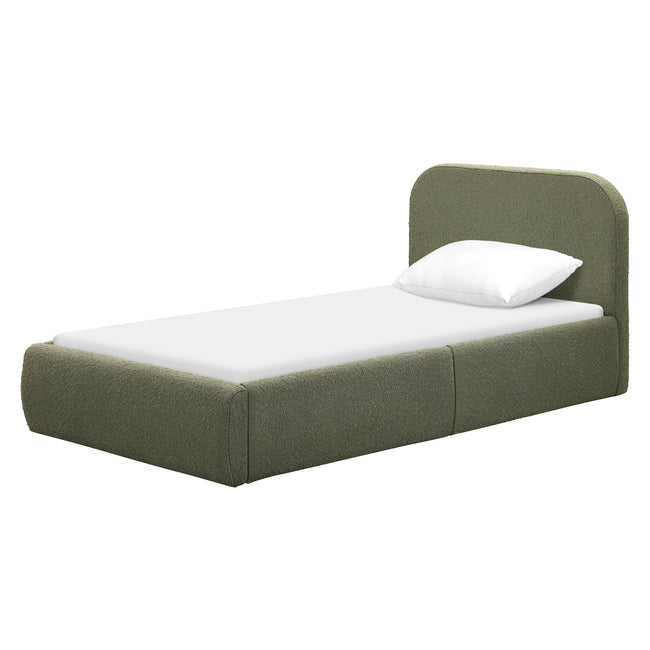 M31269POB,Babyletto Kids,Nara Twin Bed in Performance Olive Boucle