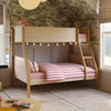 M18495TPEHY,Babyletto Kids,TipToe Twin-Over-Full Bunk Bed in Taupe and Honey