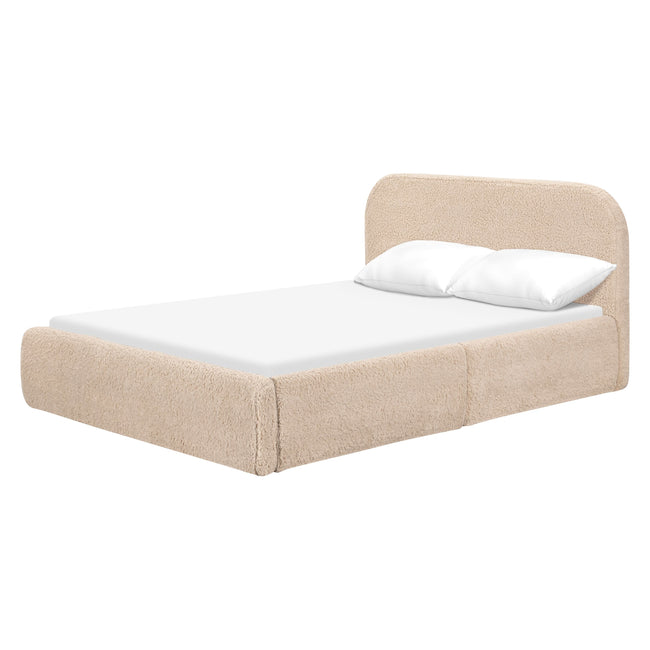 M31296CSG,Babyletto Kids,Nara Full Bed in Chai Shearling