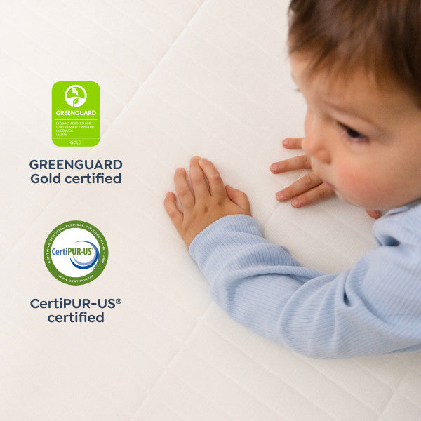 M53115W,DaVinci,Premium 2-Stage Breathable Crib Mattress with Waterproof Cozy Cool Toddler Side
