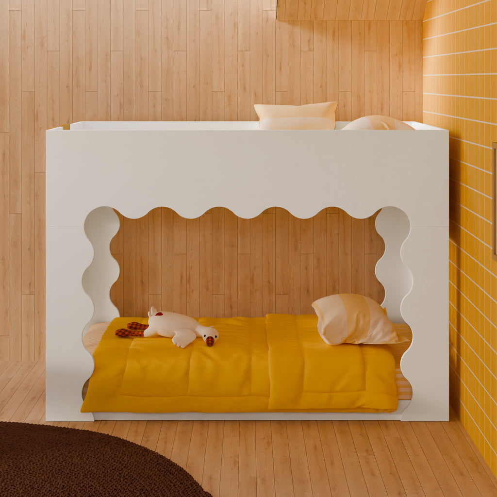 Lido Wave Convertible Low-Profile Bunk Bed