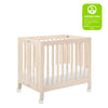 M6698NX,Babyletto,Origami Mini Crib in Washed Natural