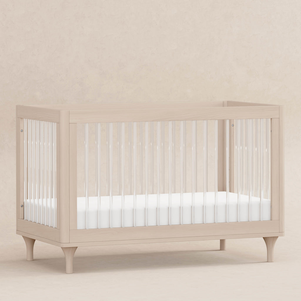 M9001KNX,Babyletto,Lolly 3-in-1 Convertible Crib w/Toddler Conversion Kit in Washed Natural/Acrylic