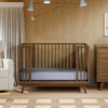 M15980NL,Babyletto,Palma 8-in-1 Convertible All-Stages® Crib w/ Bassinet & Toddler Bed Kits in Natural Walnut