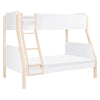 M18495WNX,Babyletto Kids,TipToe Twin-Over-Full Bunk Bed in White and Washed Natural