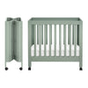 M6698LS,Babyletto,Origami Mini Crib in Light Sage