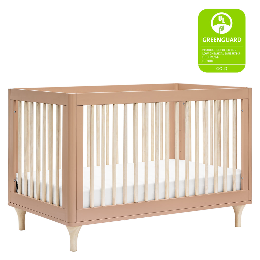 M9001CYNNX,Babyletto,Lolly 3-in-1 Convertible Crib w/Toddler Bed Conversion in Canyon/Washed Natural