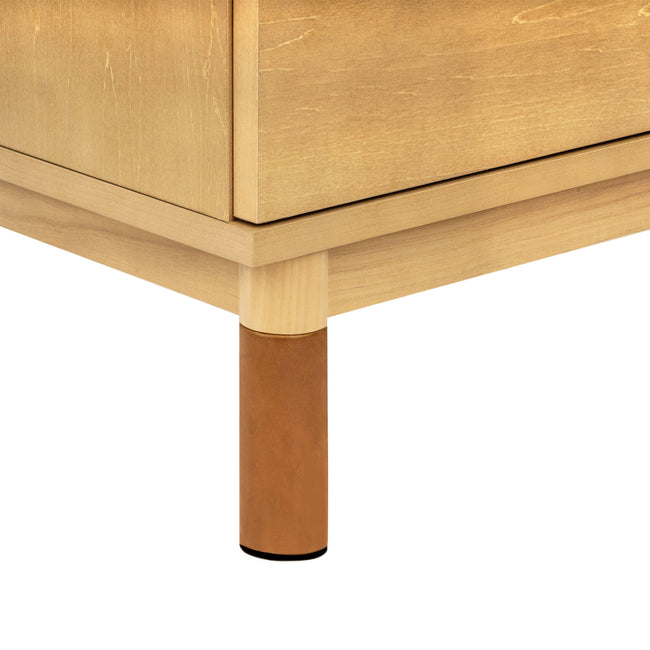 M12923HYVTL,Babyletto,Gelato 3-Drawer Changer Dresser  leather feet w/Removable Changing Tray in Honey