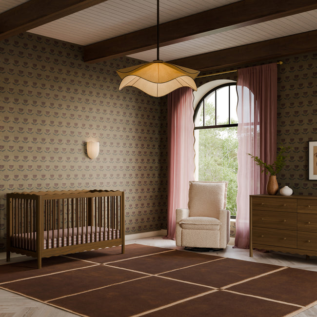 M27901NL,Babyletto,Swell 4-in-1 Convertible Crib w/Toddler Conversion Kit in Natural Walnut