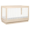M8601KNX,Babyletto,Harlow 3-in-1 Convertible Crib w/Toddler Bed Conversion Kit in Washed Natural/