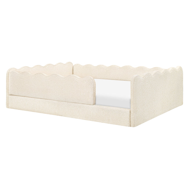 M31389PWB,Babyletto Kids,Rizo Montessori-Inspired Full Bed in Performance Ivory Boucle