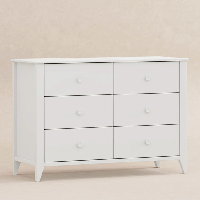 M10326W,Babyletto,Sprout 6-Drawer Double Dresser in White