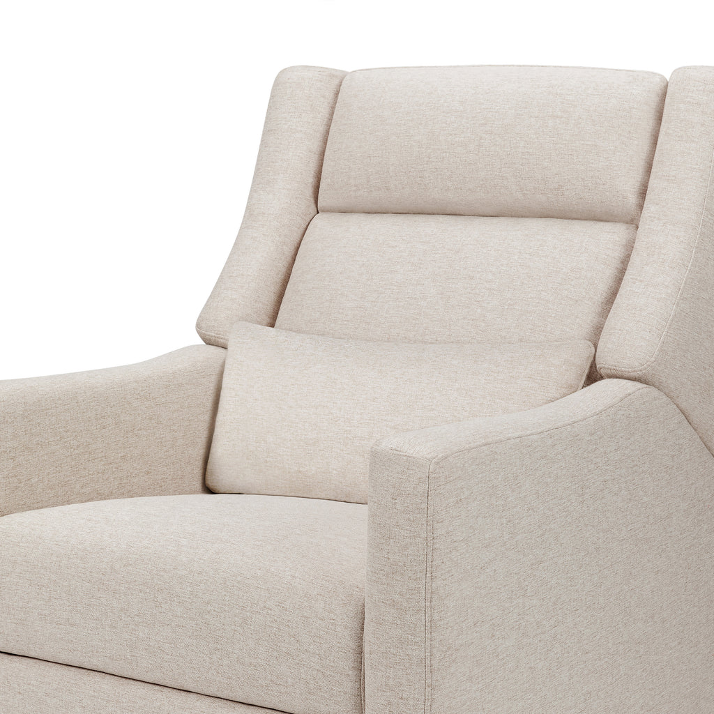 M11286PBEW,Babyletto,Kiwi Plus Power Glider Recliner w/ Power Headrest in Performance Beach Eco-Weave