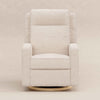 M23082ATLB,Babyletto,Sigi Pro Power Glider Recliner w/ Power Lumbar in Almond Teddy Loop w/Light Wood Base