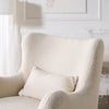 M24187WBIB,Nursery Works,Solstice Swivel Glider in Ivory Boucle w/Ivory Wood Base