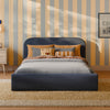 M31296PVET,Babyletto Kids,Nara Full Bed in Performance Navy Eco-Twill