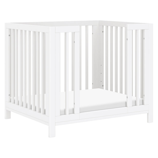M30880W,Babyletto,Rolli 9-in-1 Convertible All-Stages® Crib w/ Bassinet & Toddler Bed Kits in White