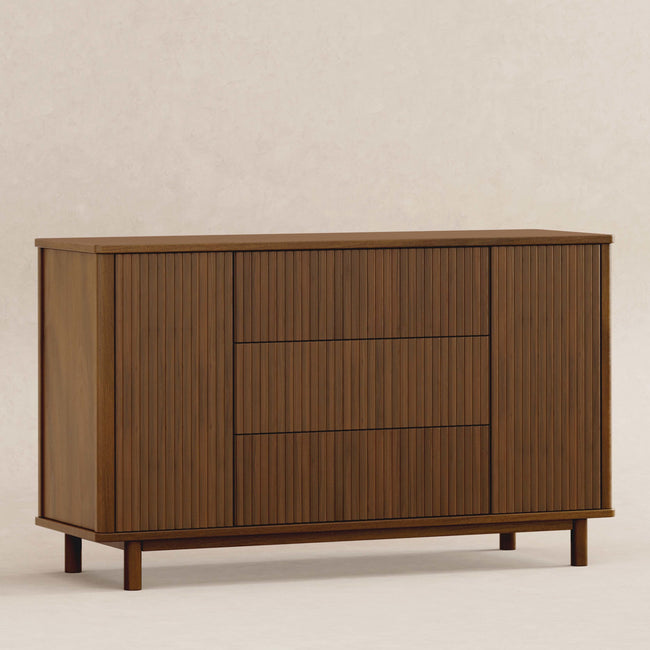 M29816NL,Babyletto,Pogo Tambour Assembled Dresser in Natural Walnut