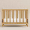 M15401HY,Babyletto,Peggy Mid-Century 3-in-1 Convertible Crib w/Toddler Bed Conversion Kit in Honey