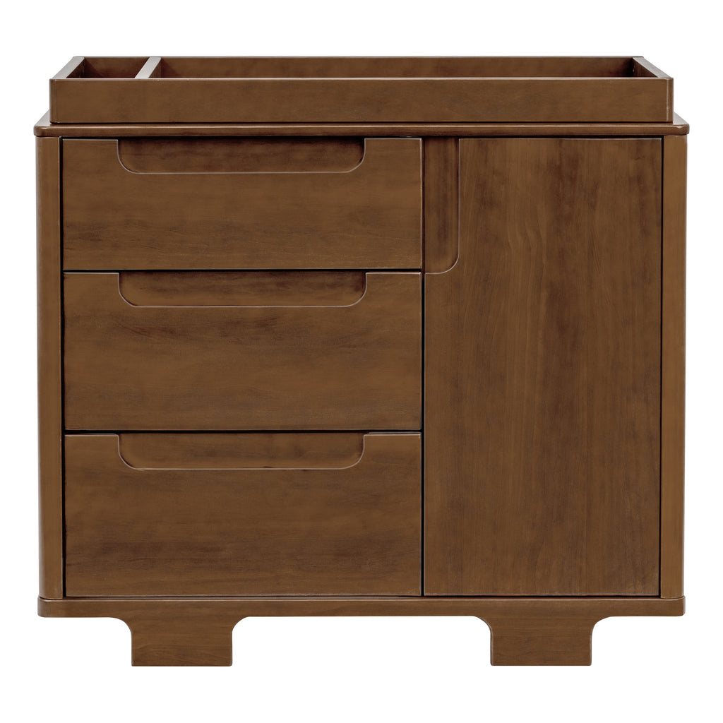 M23423NL,Babyletto,Yuzu 3-Drawer Changer Dresser in Natural Walnut