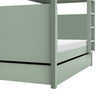 M19173LS,The MDB Family,TipToe Twin Storage Trundle Bed in Light Sage