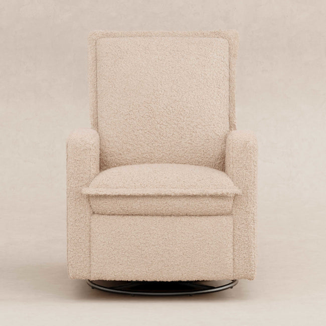 M20977CSG,Babyletto,Cali Flange Gliding Swivel Recliner in Chai Shearling