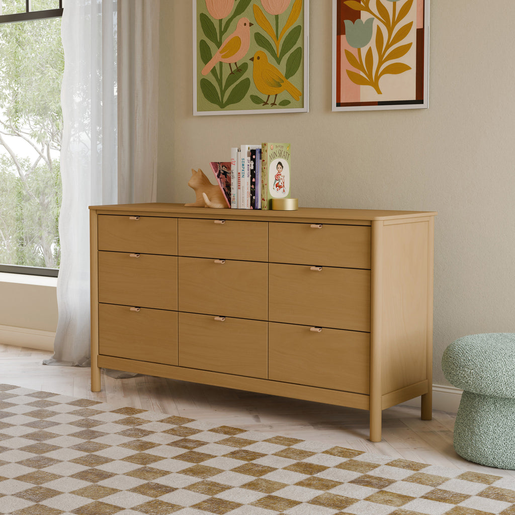 M25928HY,Babyletto Kids,Bondi 9-Drawer Assembled Dresser in Honey