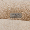 M24087CSGDB,Nursery Works,Sunday Power Recliner and Swivel Glider in Chai Shearling w/ Dark Wood Base