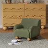 M31903POB,Babyletto Kids,Swoops Kids Chair in Performance Olive Boucle