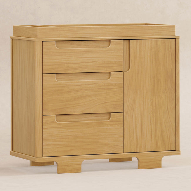 M23423HY,Babyletto,Yuzu 3-Drawer Changer Dresser in Honey