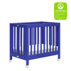 M6698CBT,Babyletto,Origami Mini Crib in Cobalt