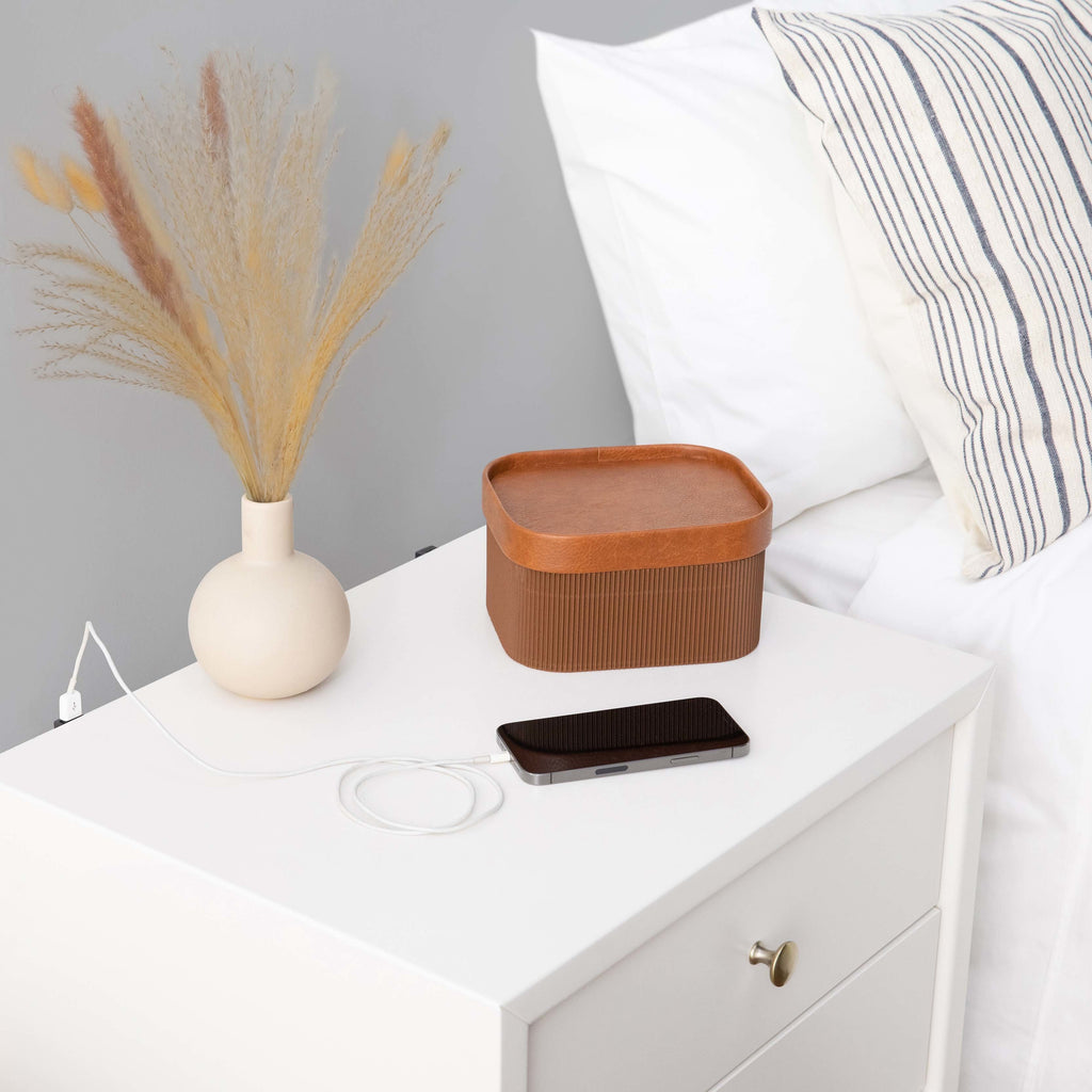 M15960RW,Babyletto,Palma Nightstand with USB Port  Assembled in Warm White