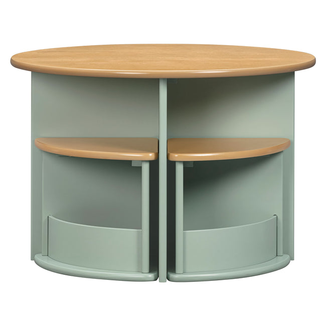 M31720LSHY,Babyletto Kids,Nessa Nesting Play Table in Light Sage and Honey