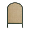 M25601FRGRNC,Babyletto,Bondi Cane 3-in-1 Convertible Crib w/ Toddler Bed Kit in Forest Green w/ Natural Cane