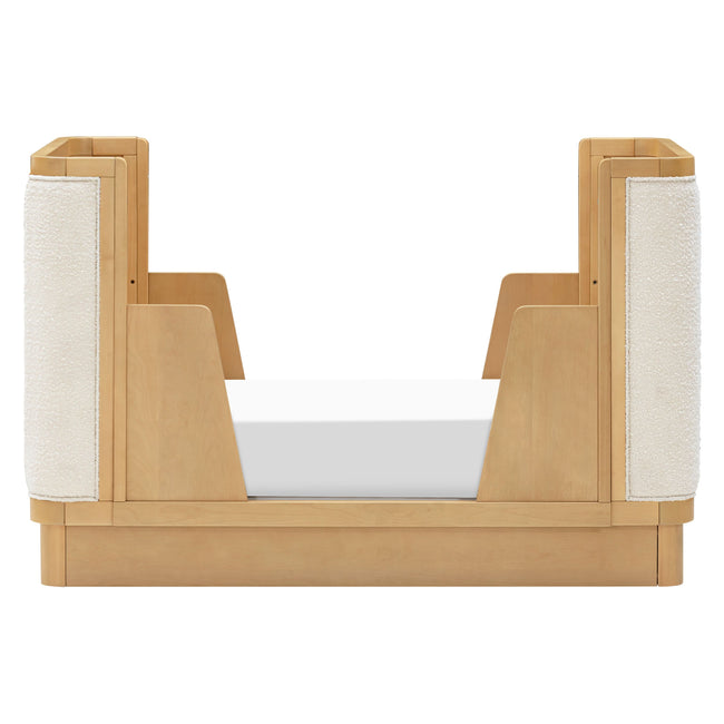 M26201HYWB,Babyletto,Bondi Boucle 4-in-1 Convertible Crib w/ Toddler Bed Kit in Honey with Ivory Boucle
