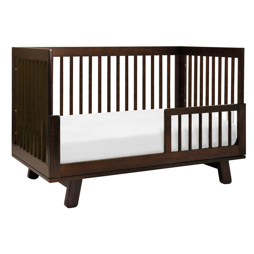 M4201Q,Hudson 3-in-1 Convertible Crib w/Toddler Bed Conversion Kit in Espresso Finish