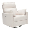 M33988PCMEW,Babyletto,Nori Glider Recliner w/ Electronic Control and USB in Performance Cream Eco-Weave