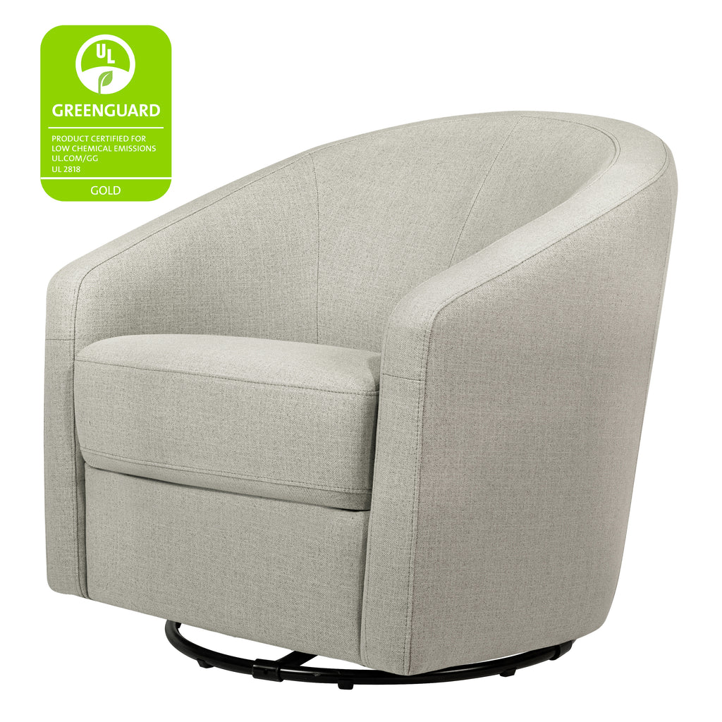 M5887PGET,Babyletto,Madison Swivel Glider in Performance Grey Eco-Twill