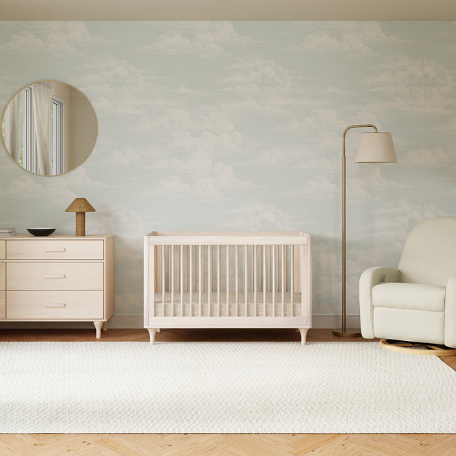 M9001NX,Babyletto,Lolly 3-in-1 Convertible Crib w/Toddler Bed Conversion Kit in Washed Natural