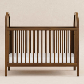 M25601NLNC,Babyletto,Bondi Cane 3-in-1 Convertible Crib w/Toddler Bed Kit in Natural Walnut w/Natural Cane