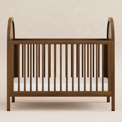 M25601NLNC,Babyletto,Bondi Cane 3-in-1 Convertible Crib w/Toddler Bed Kit in Natural Walnut w/Natural Cane